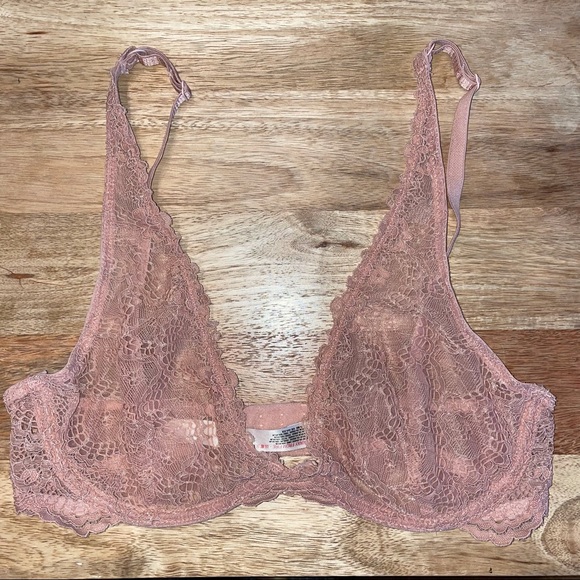 Free People Lace Plunge Underwire Bra - Picture 3 of 8